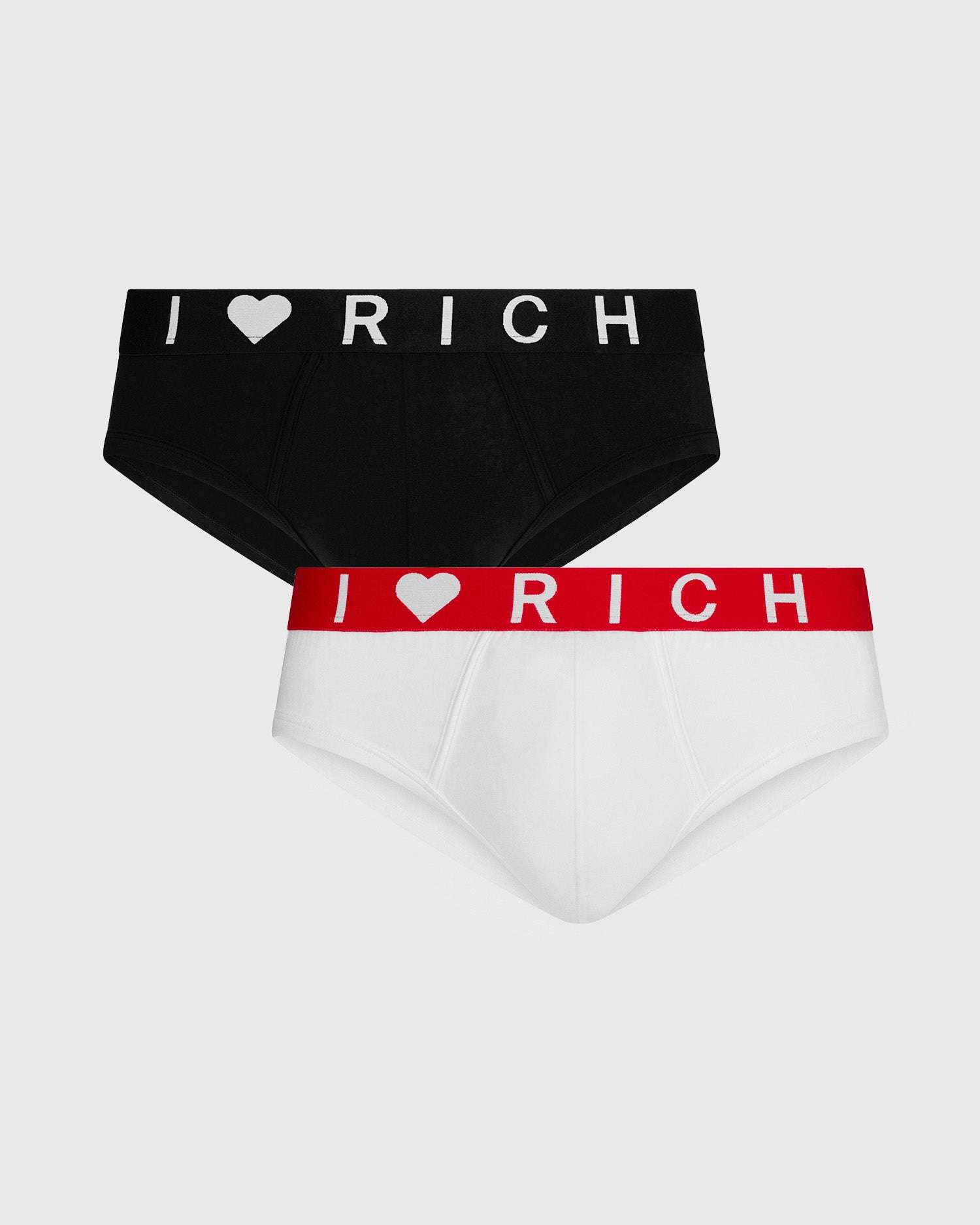 Richmondunderwear Bipack slip vita bassa con elastico a contrasto - Valentine's Edition sconto