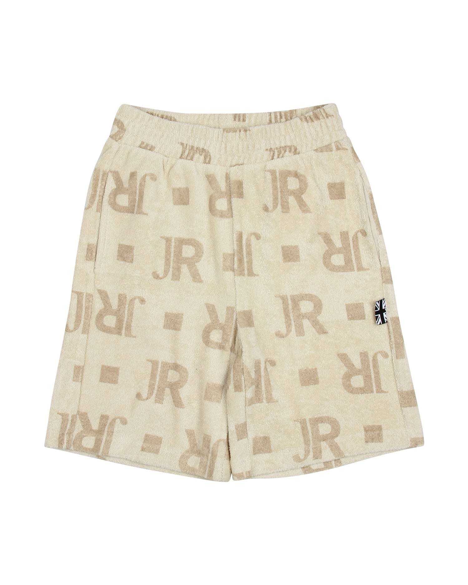 John Richmond kids Bermuda con logo allover sconto