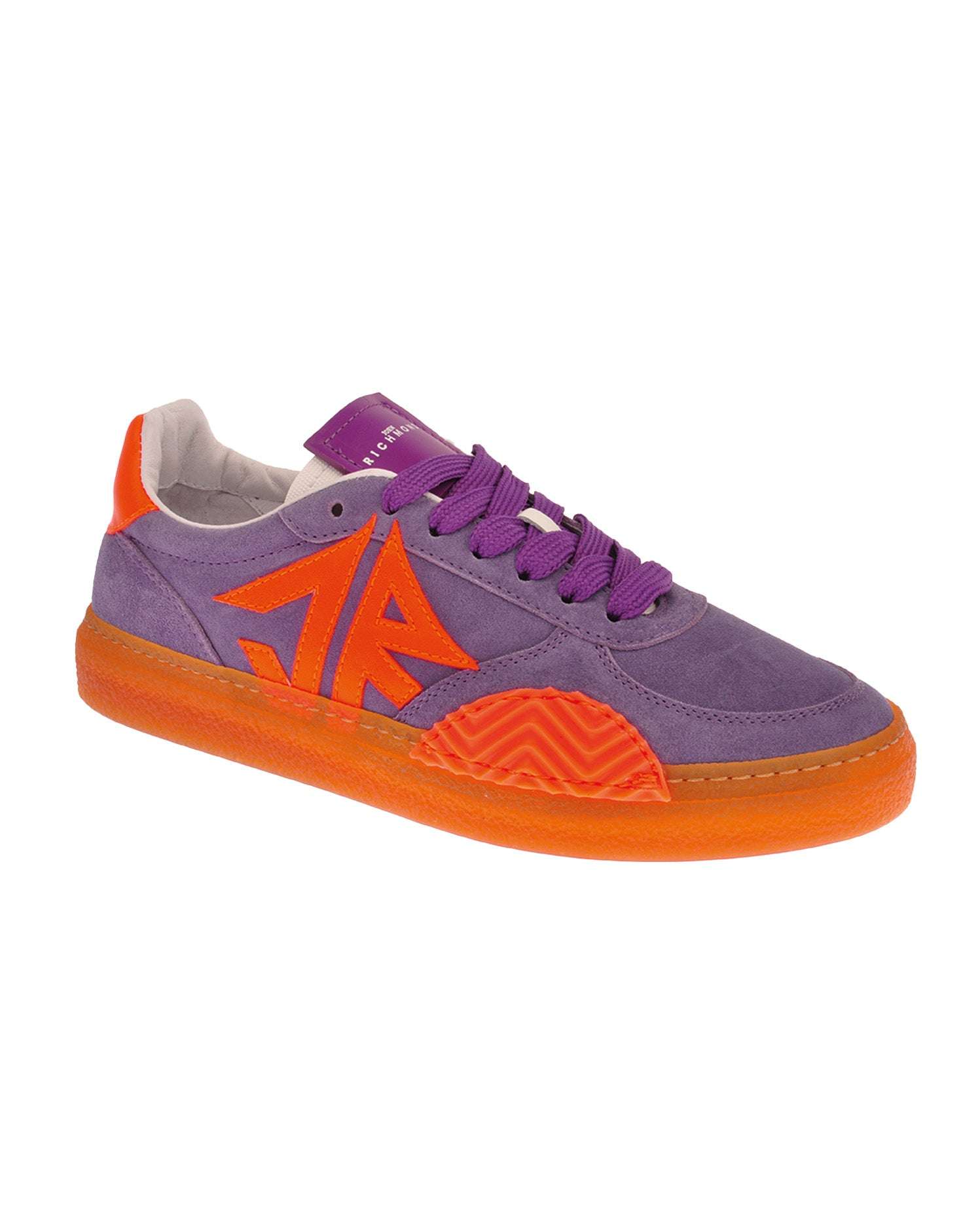 John Richmond Sneakers bicolor con logo ricamato sconto