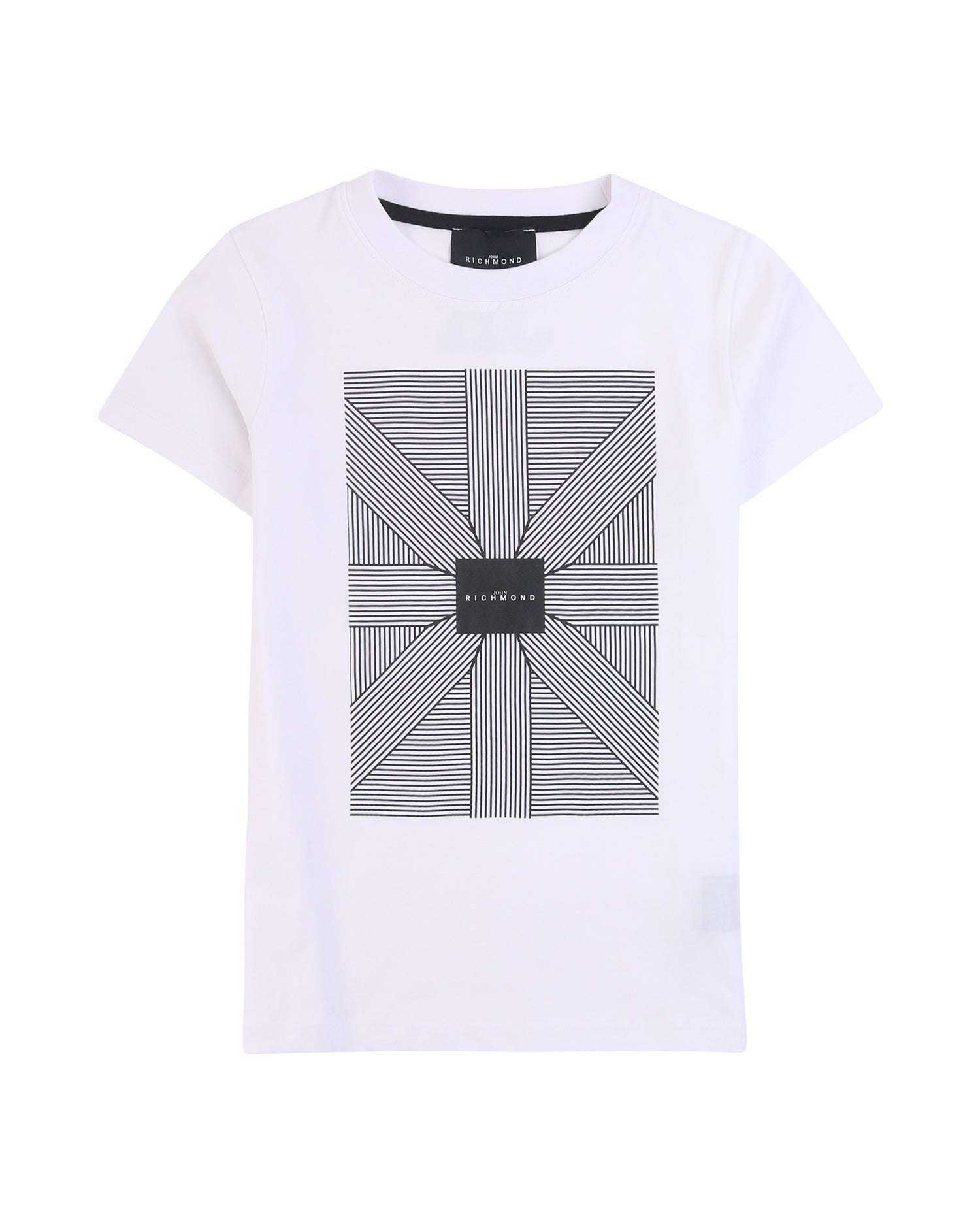 John Richmond kids T-shirt con grafica sul davanti sconto