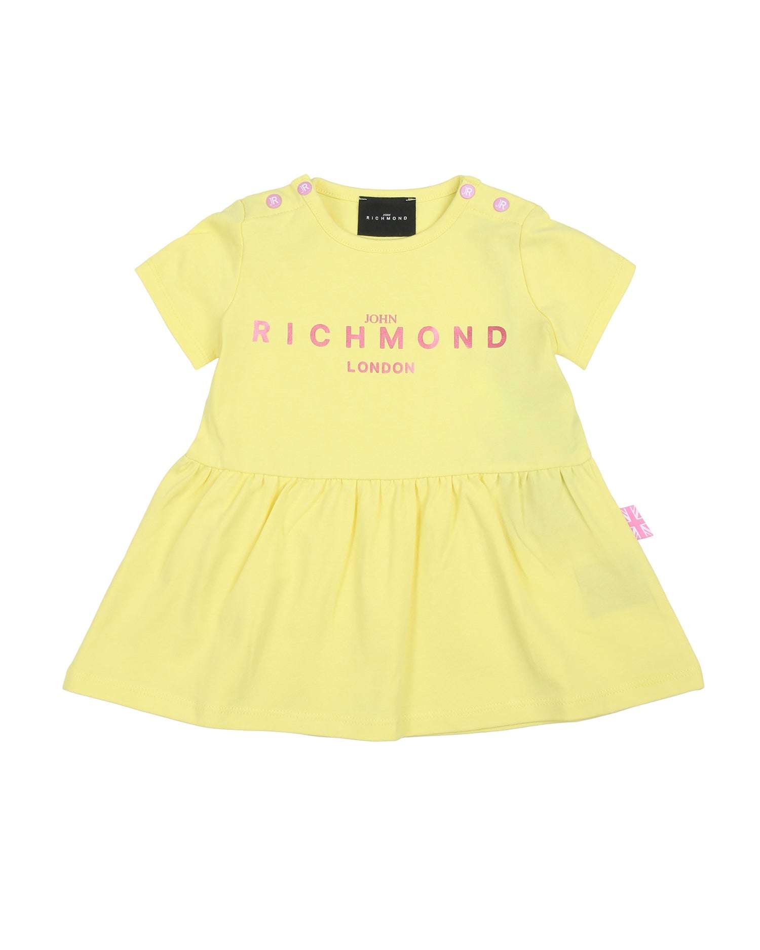 John Richmond kids Abito corto con gonna a ruota sconto