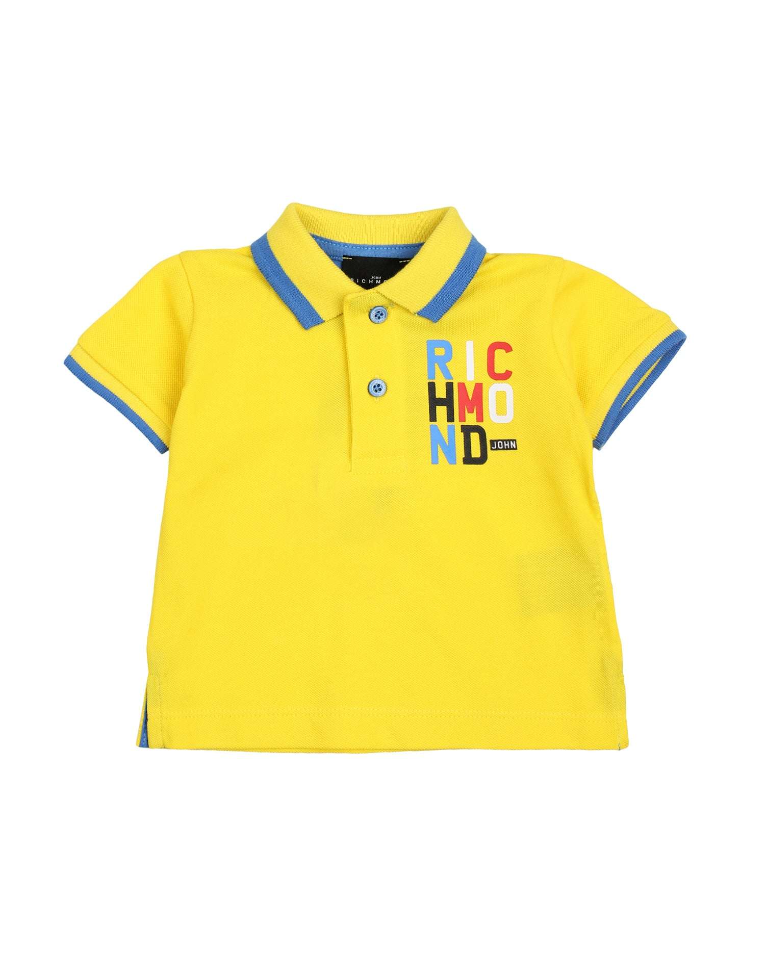 John Richmond kids Polo con logo multicolor sconto