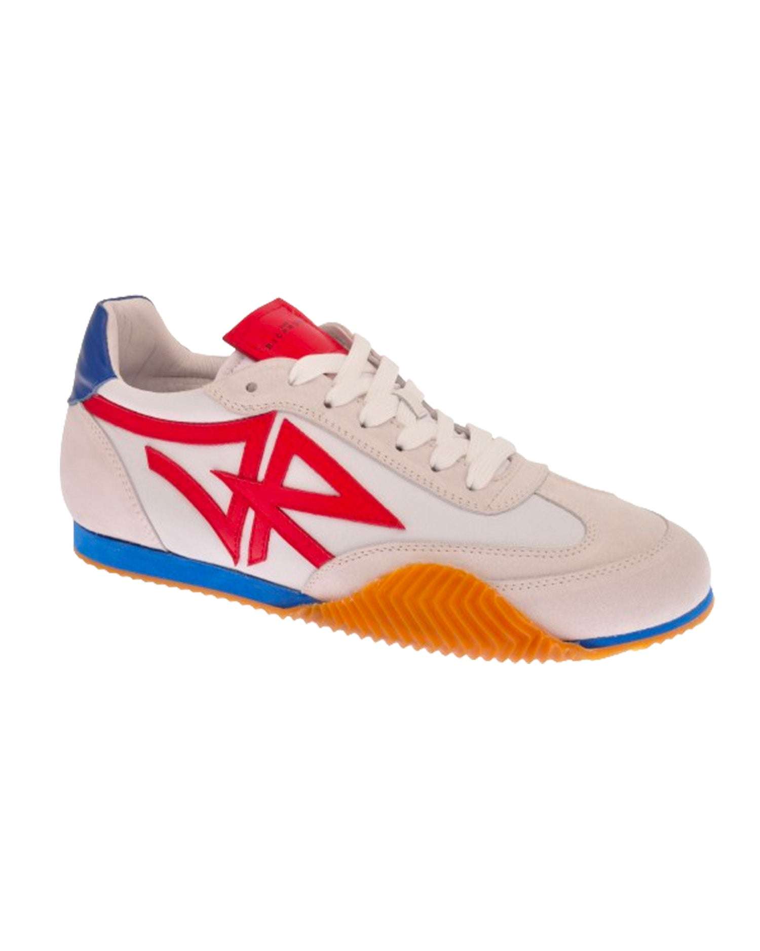 John Richmond Sneakers tricolor con logo JR laterale sconto