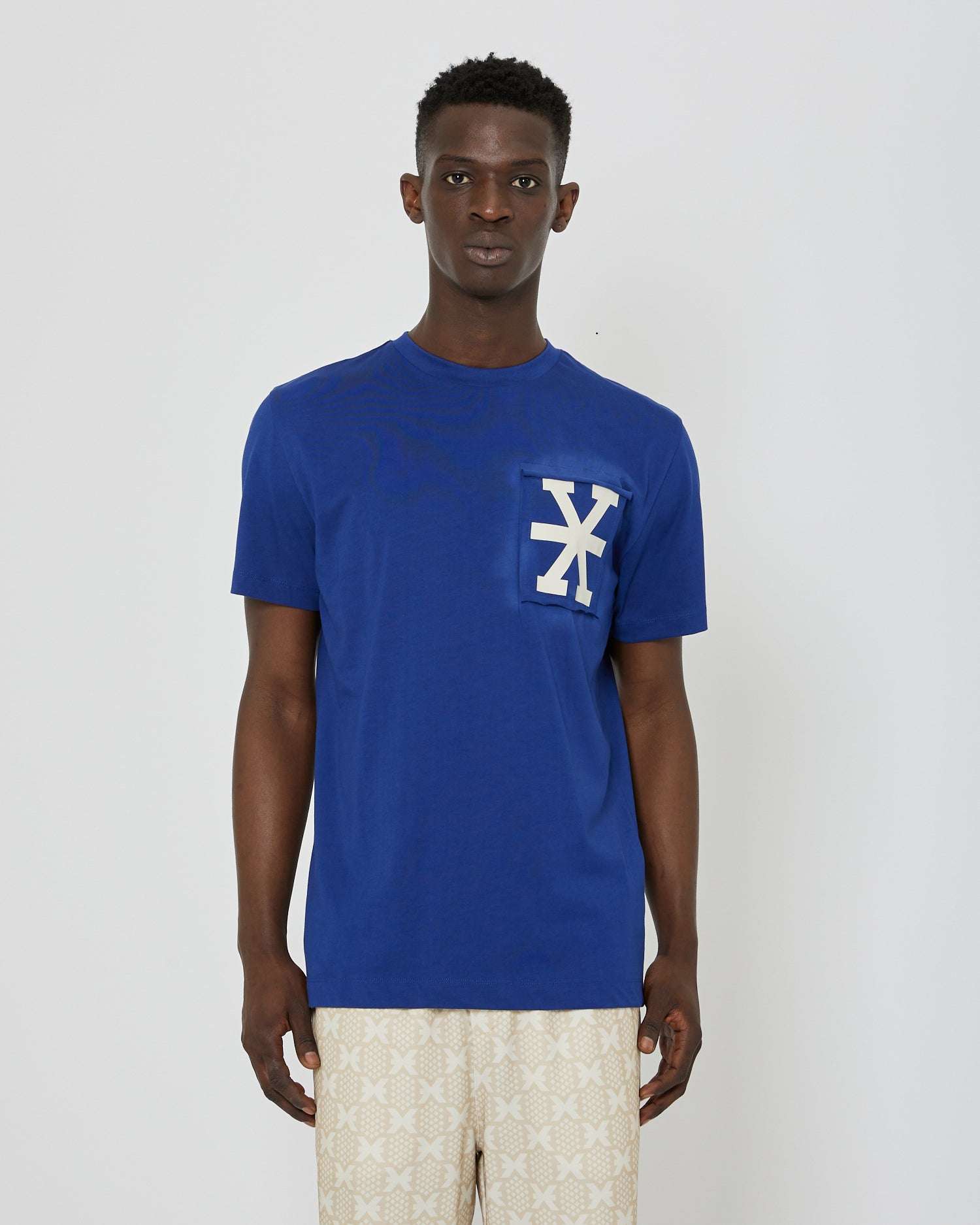 John Richmond T-shirt regular con logo applicato sul davanti sconto