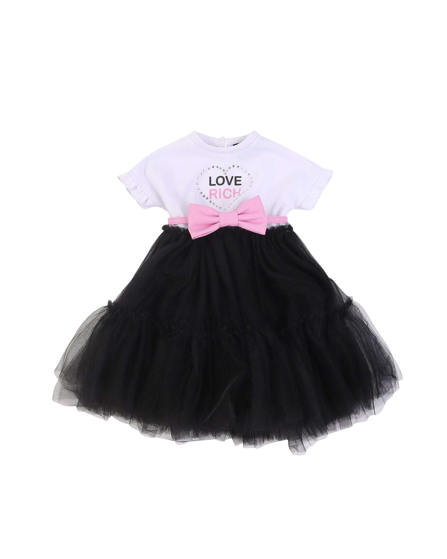 John Richmond kids Abito con tulle sconto