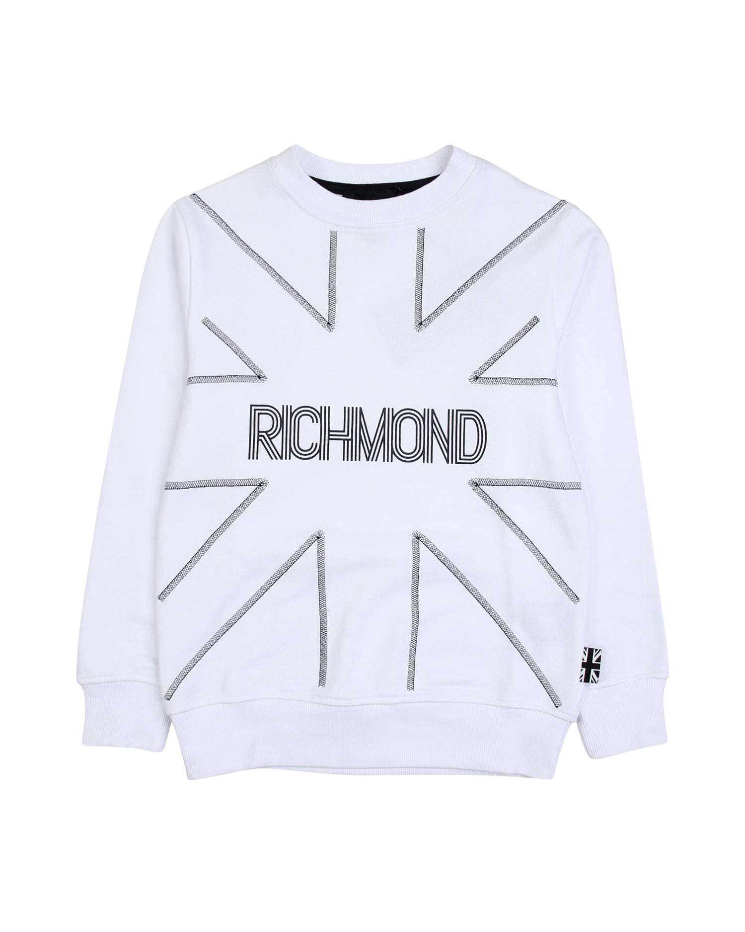 John Richmond kids Felpa con logo sconto