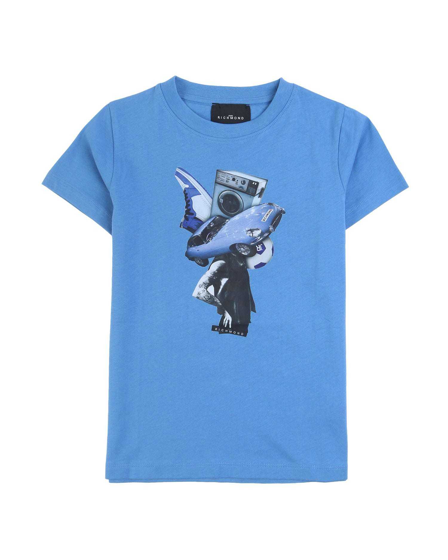 John Richmond kids T-Shirt con stampa sconto