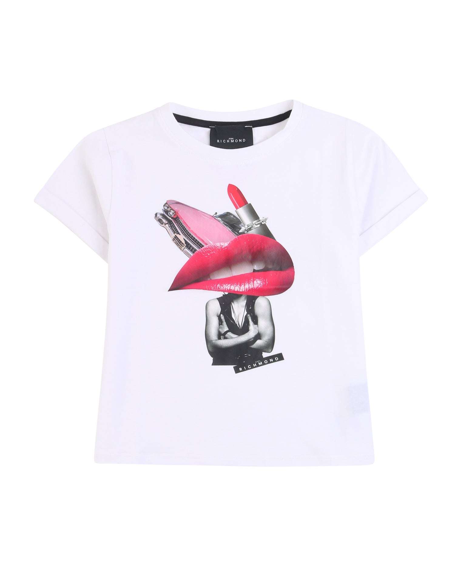 John Richmond kids T-shirt con stampa sconto