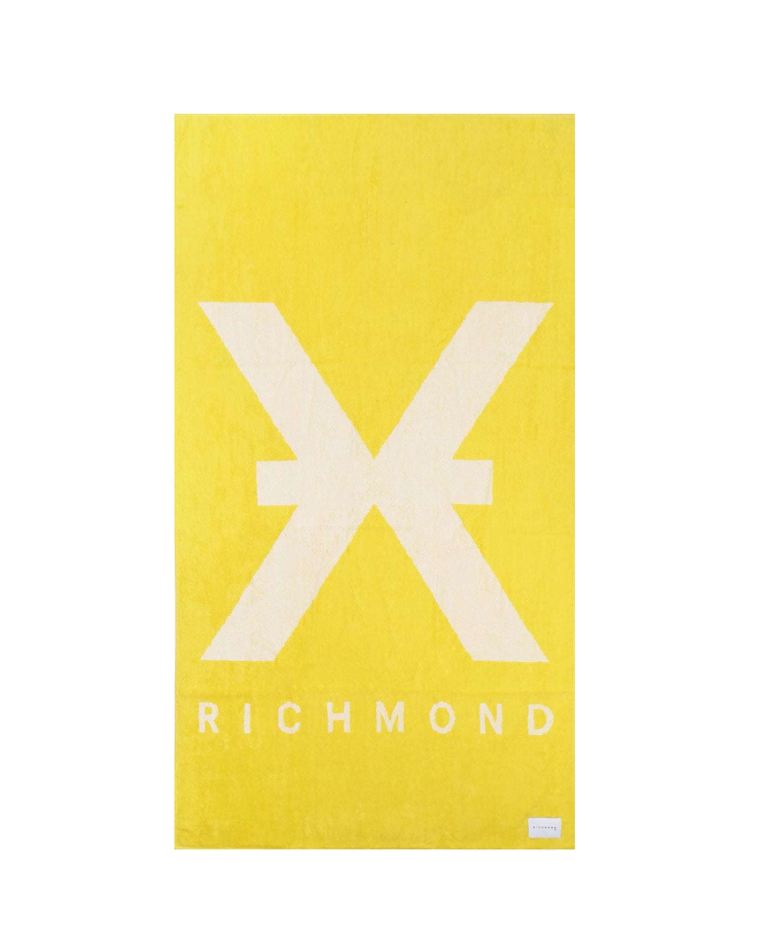 John Richmond Telo mare con maxi logo sconto