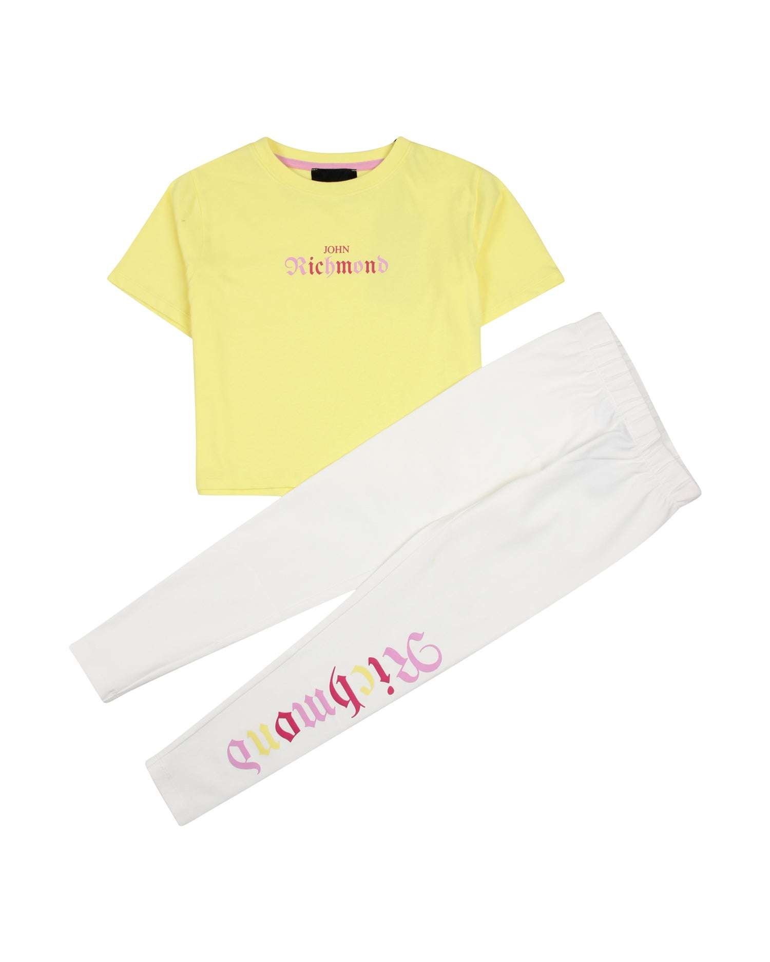 John Richmond kids Completo t-shirt e leggings sconto