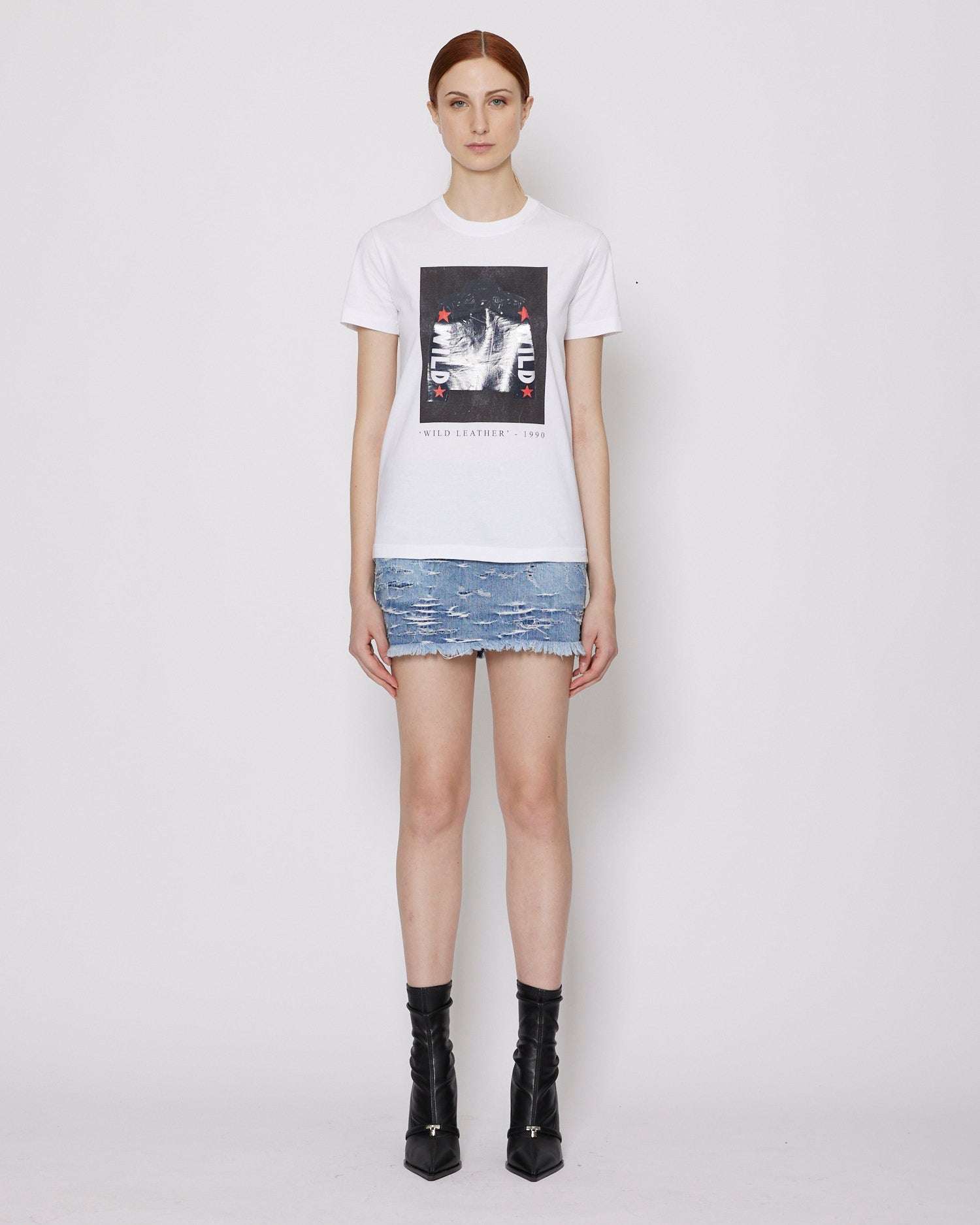 John Richmond T-shirt con grafica sul davanti sconto