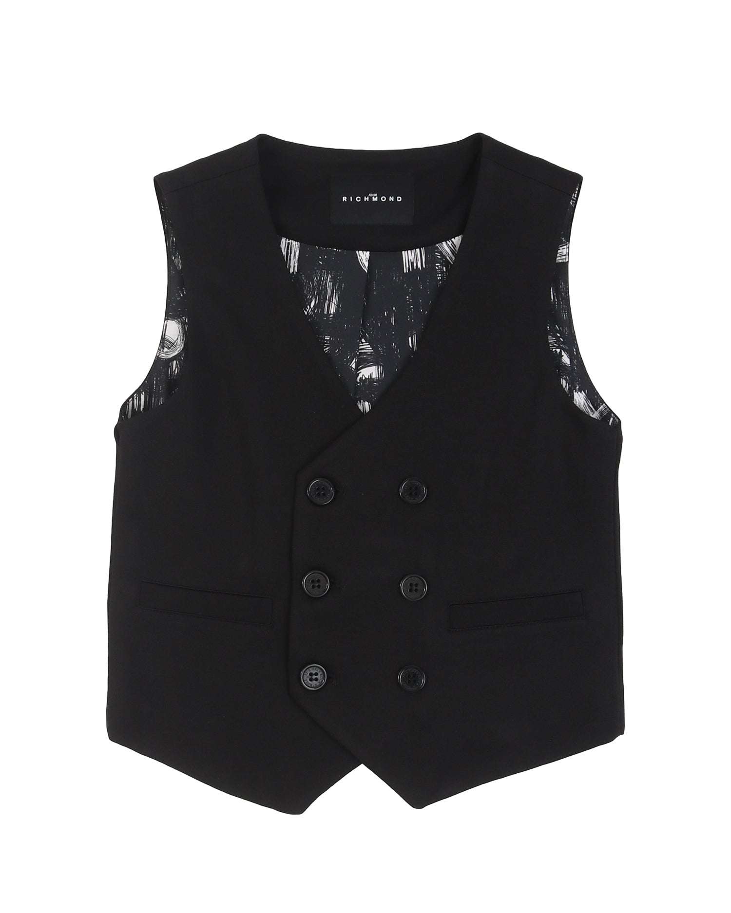 John Richmond kids Gilet doppiopetto sconto