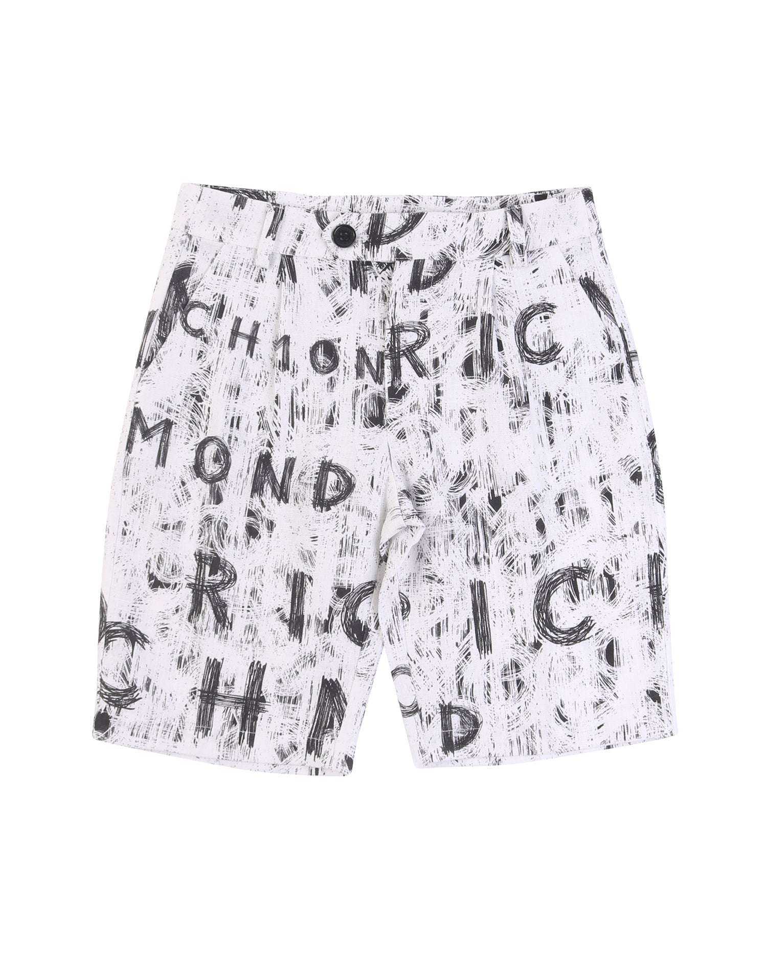 John Richmond kids Bermuda con logo allover sconto