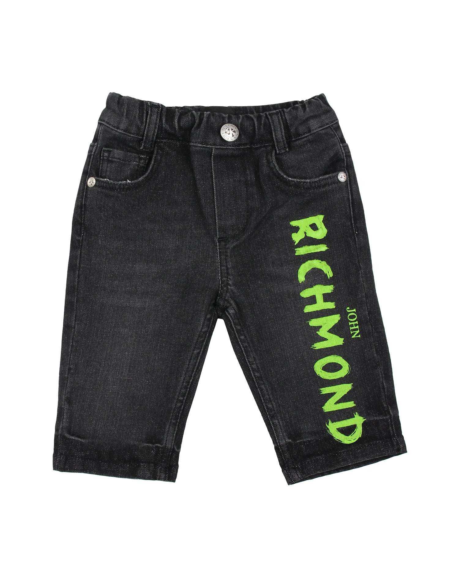 John Richmond kids Jeans con logo sconto