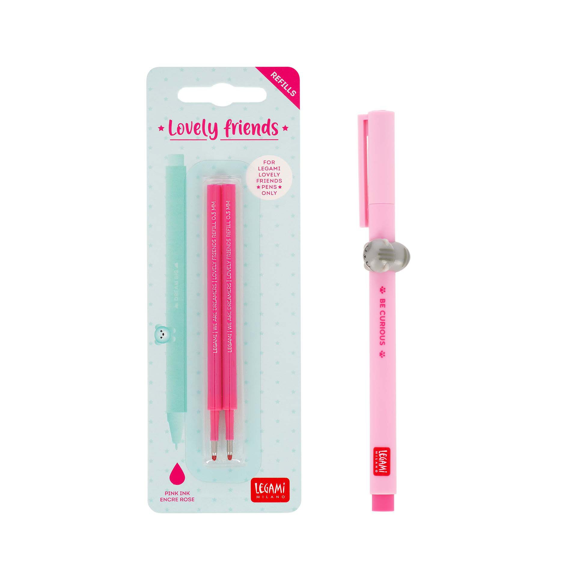 Legami Set Penna Lovely Kitty con Refill Rosa sconto