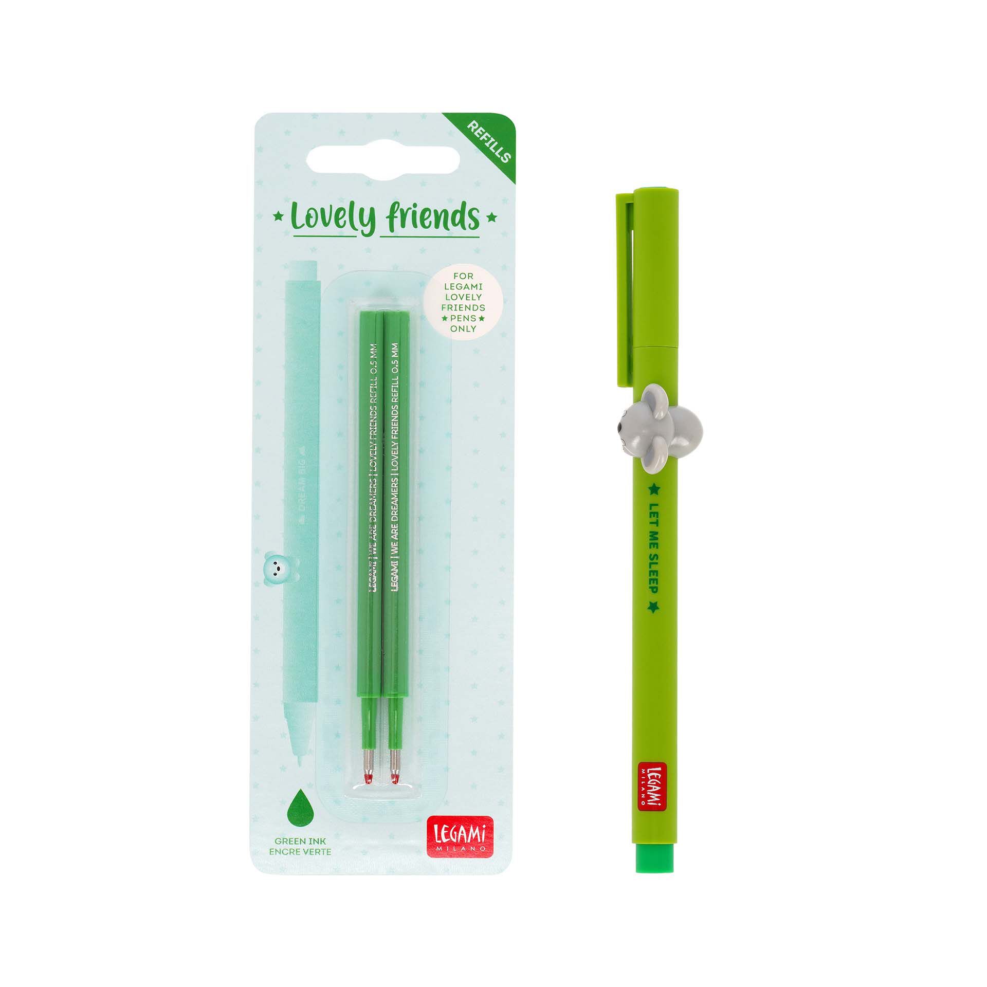 Legami Set Penna Lovely Koala con Refill Verde sconto