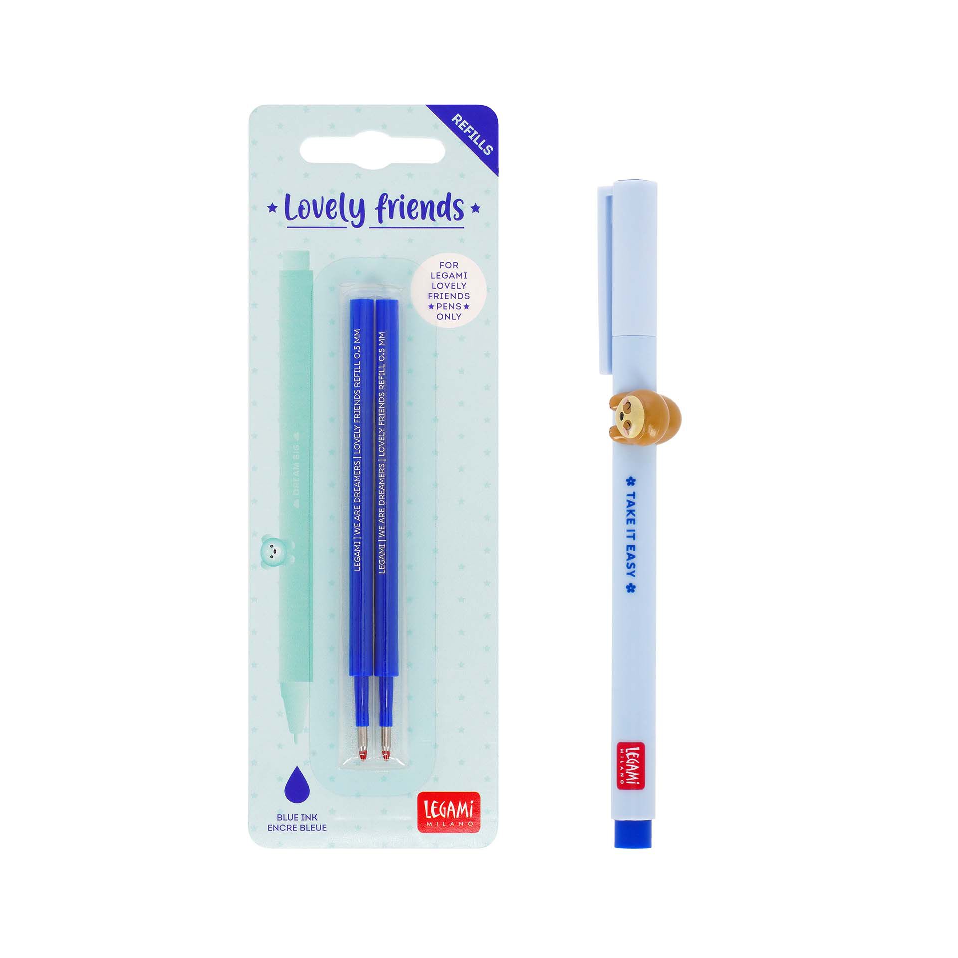 Legami Set Penna Lovely Sloth con Refill Blu sconto