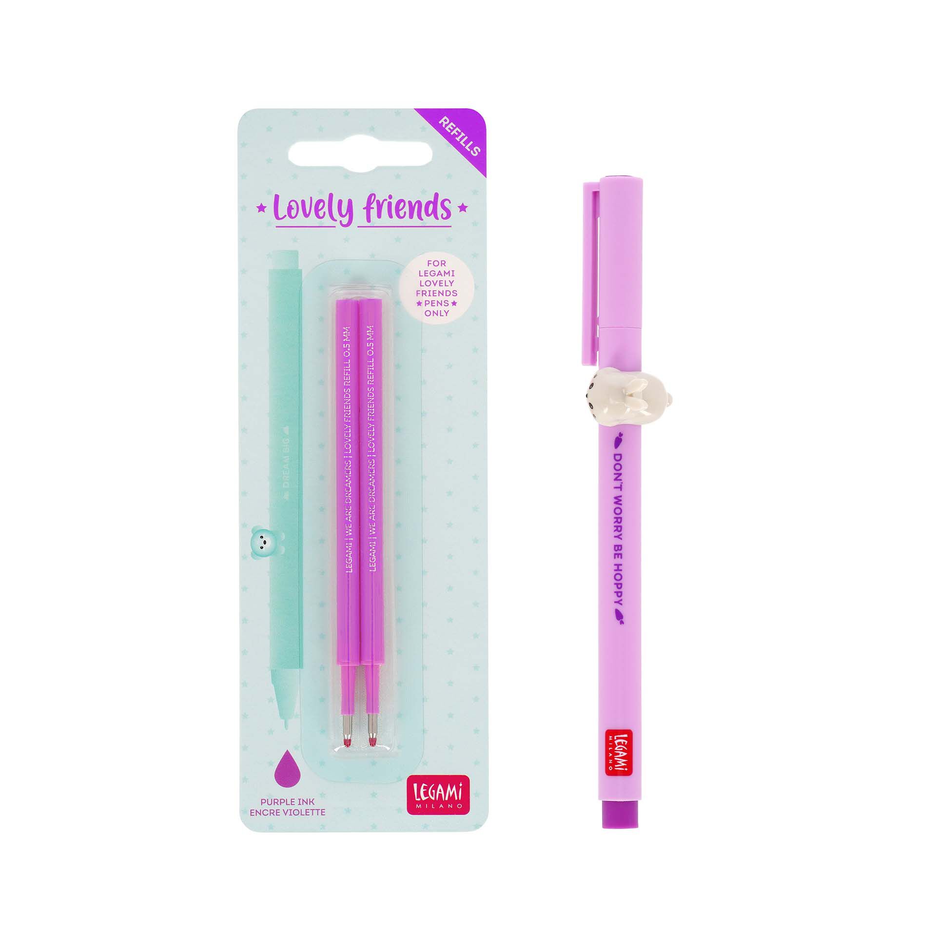 Legami Set Penna Lovely Bunny con Refill Viola sconto