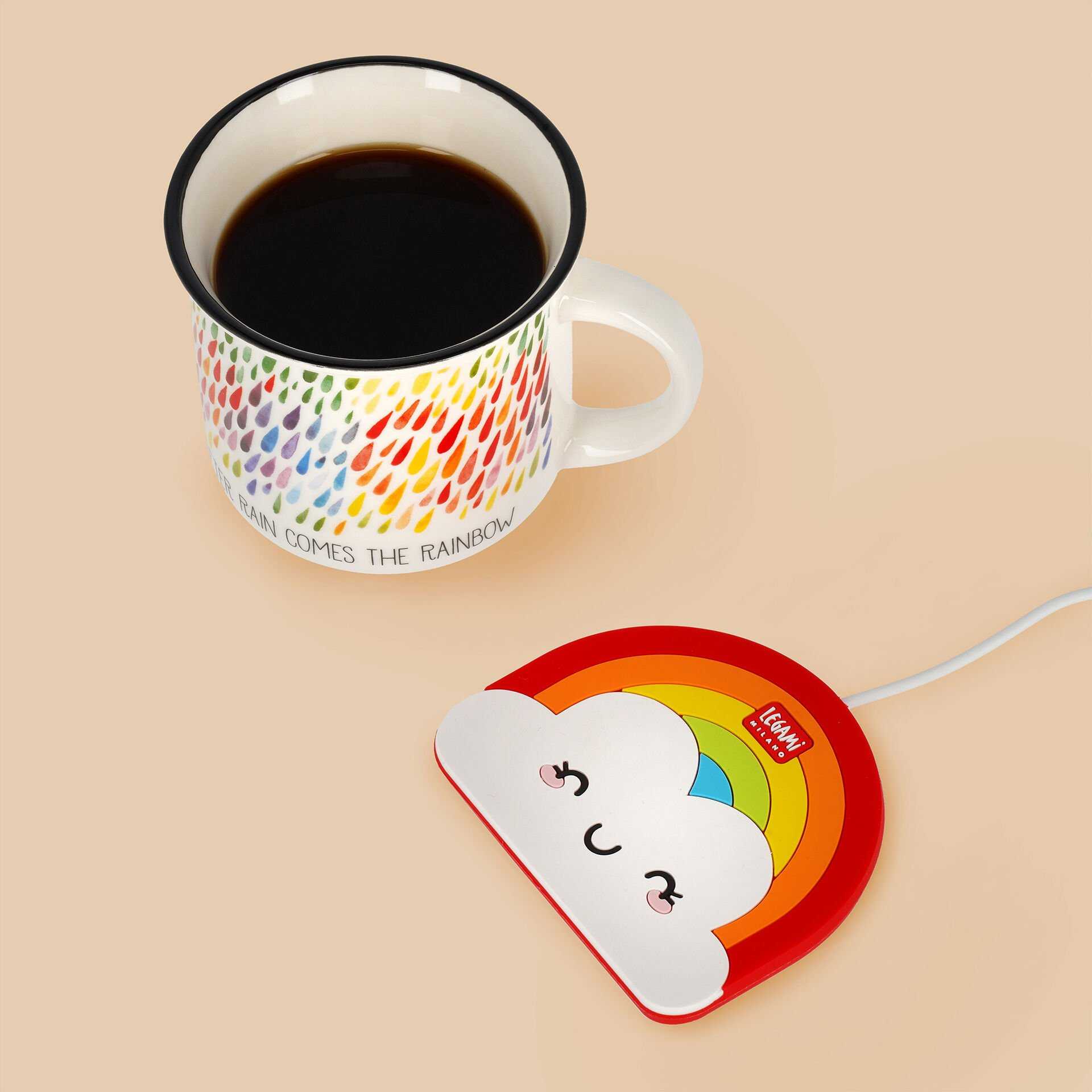 Legami Set Scalda tazza Rainbow e Tazza Rainbow sconto