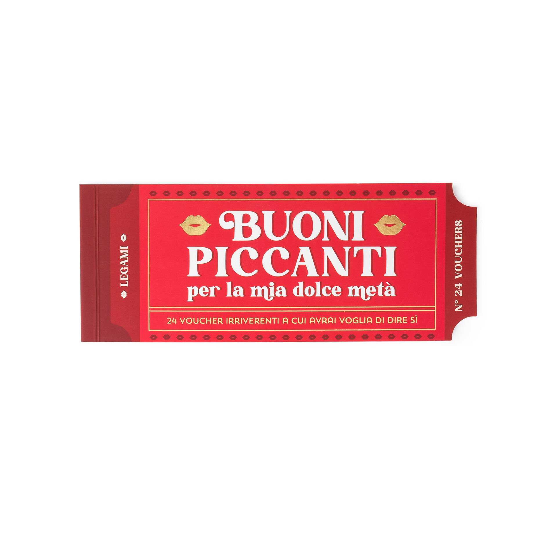 Legami Blocchetto da 24 Voucher Piccanti - Italiano sconto