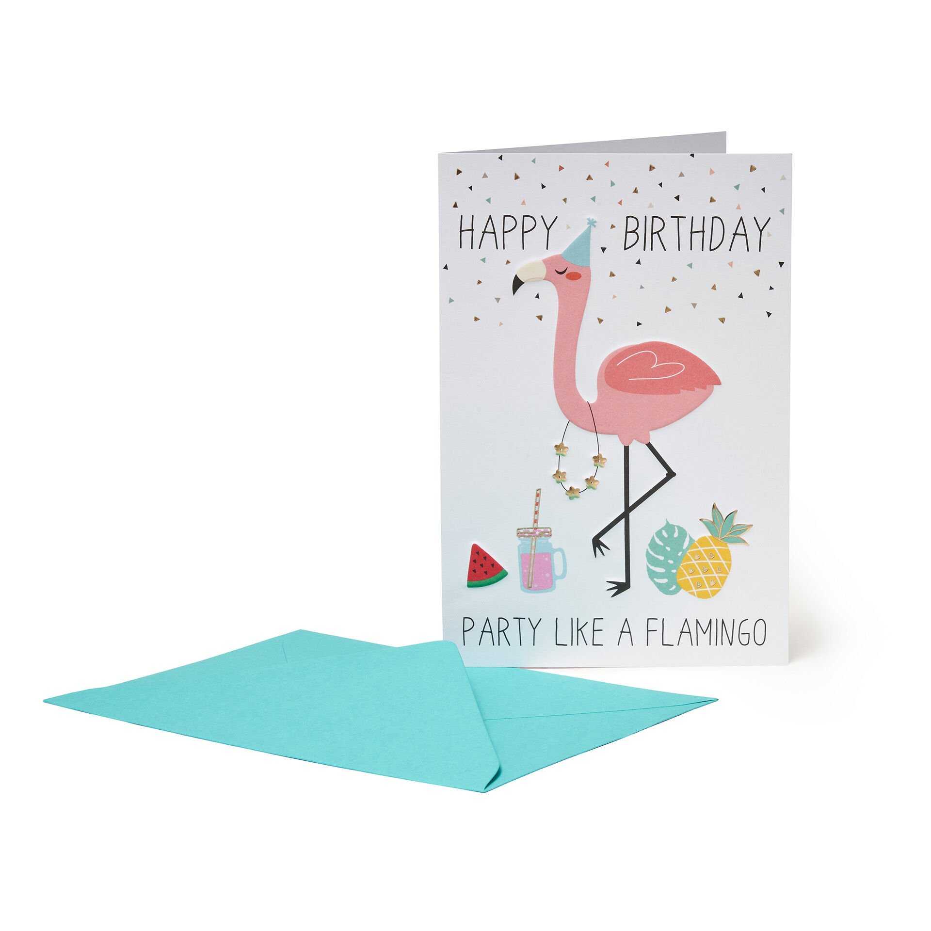 Legami Biglietto di Auguri di Compleanno - Flamingo sconto