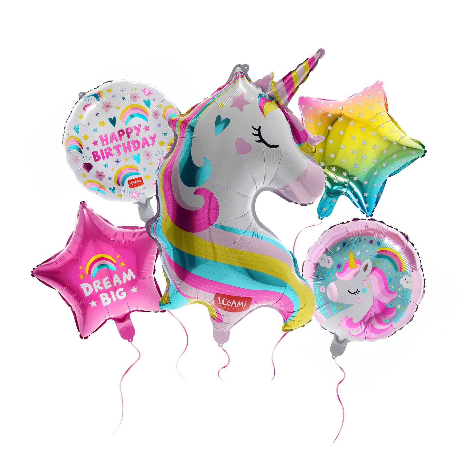 Legami Set di 5 Palloncini per Festa di Compleanno - Let's Party sconto