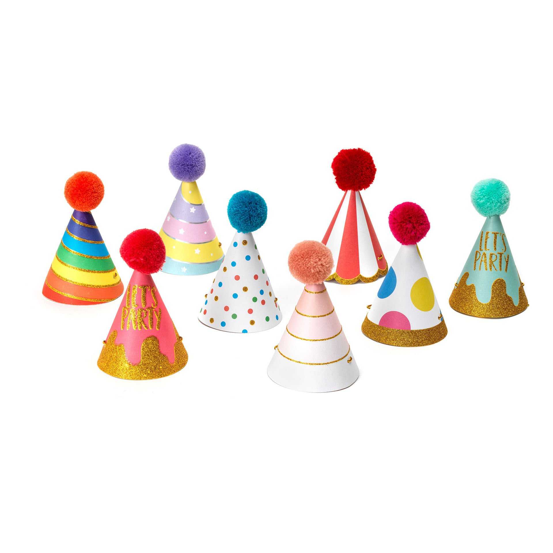 Legami Set di 8 Cappellini da Festa - The Party Is On sconto