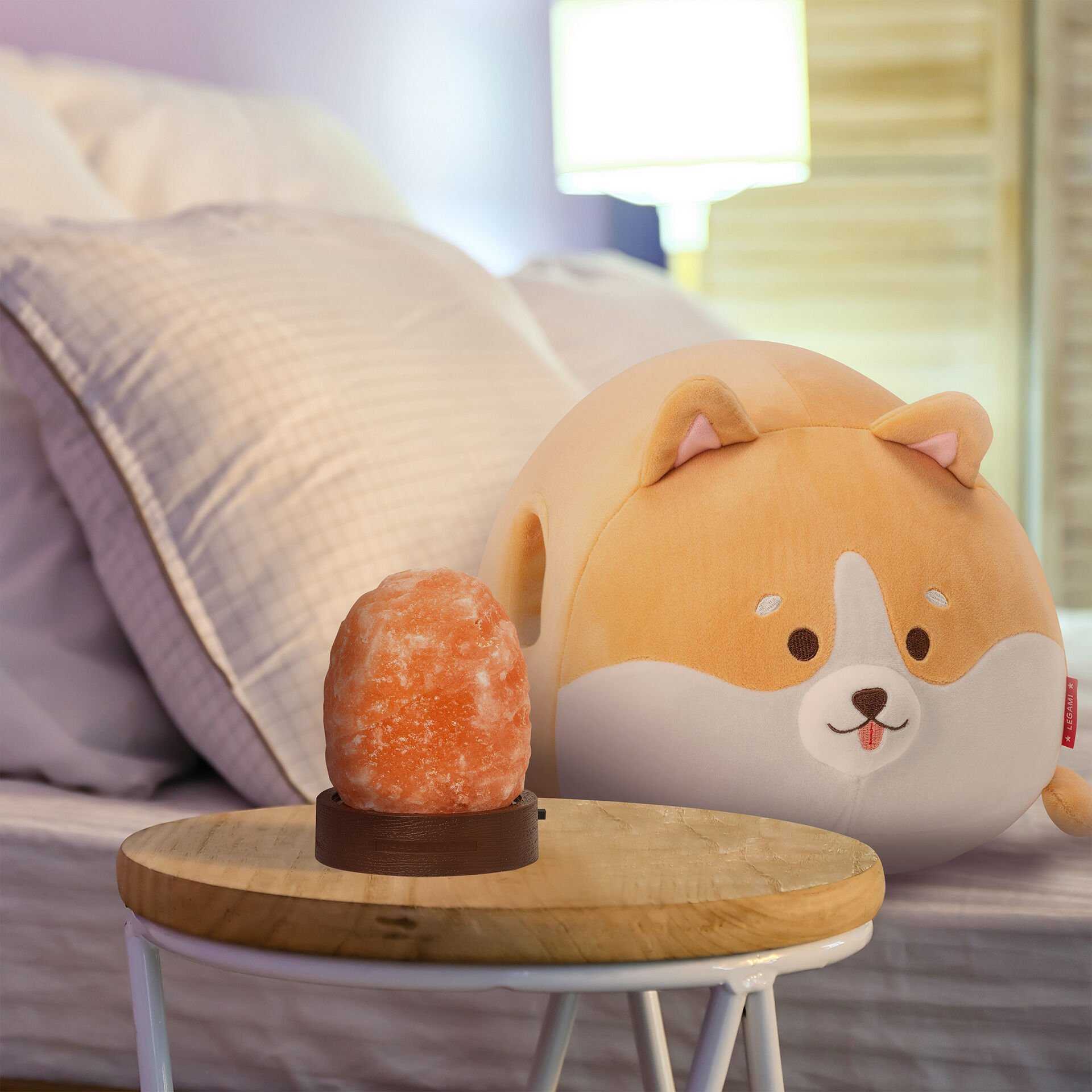 Legami Set Cuscino Corgi e Himalayan Salt Lamp sconto