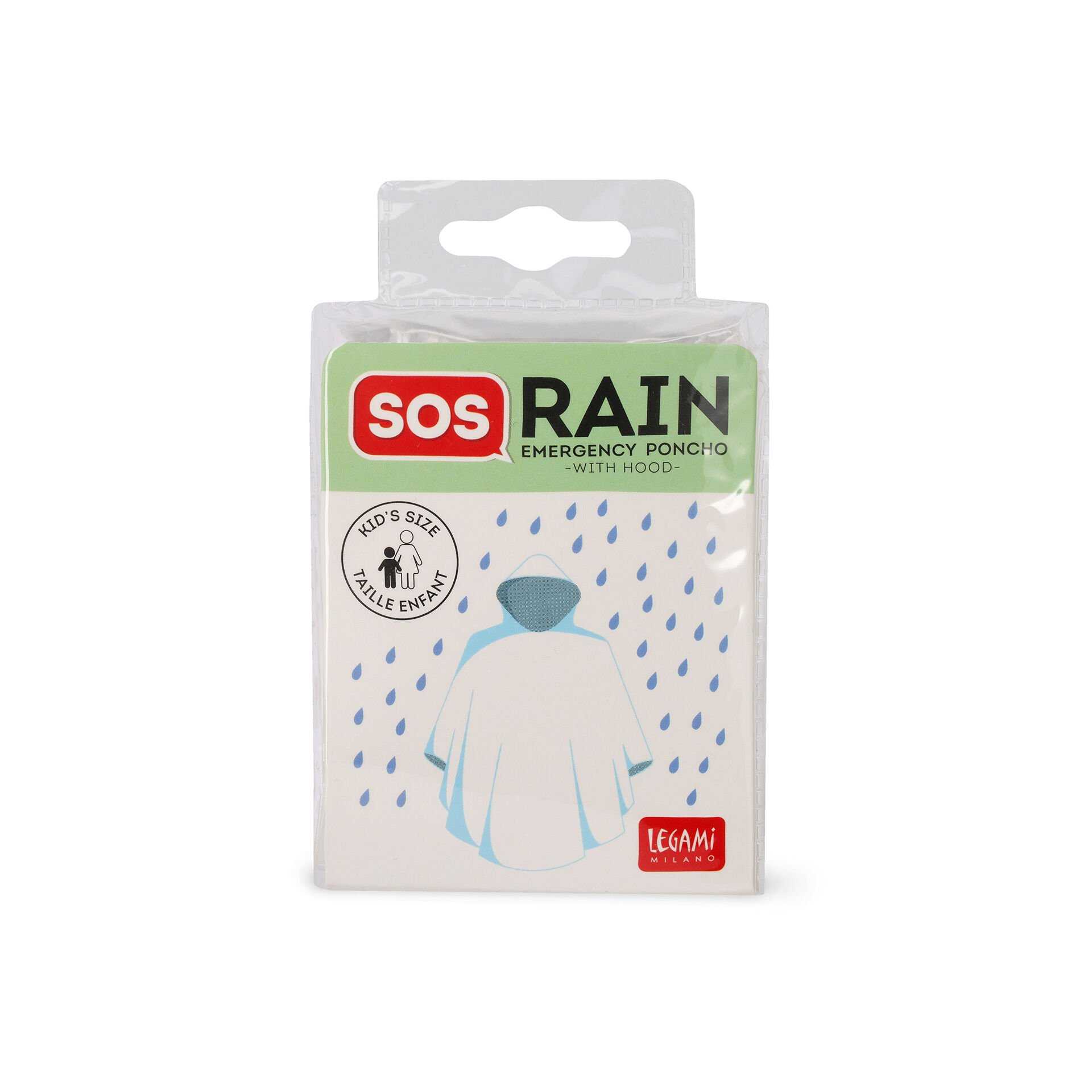 Legami Poncho Impermeabile per Bambini - SOS Rain-Kid's size sconto