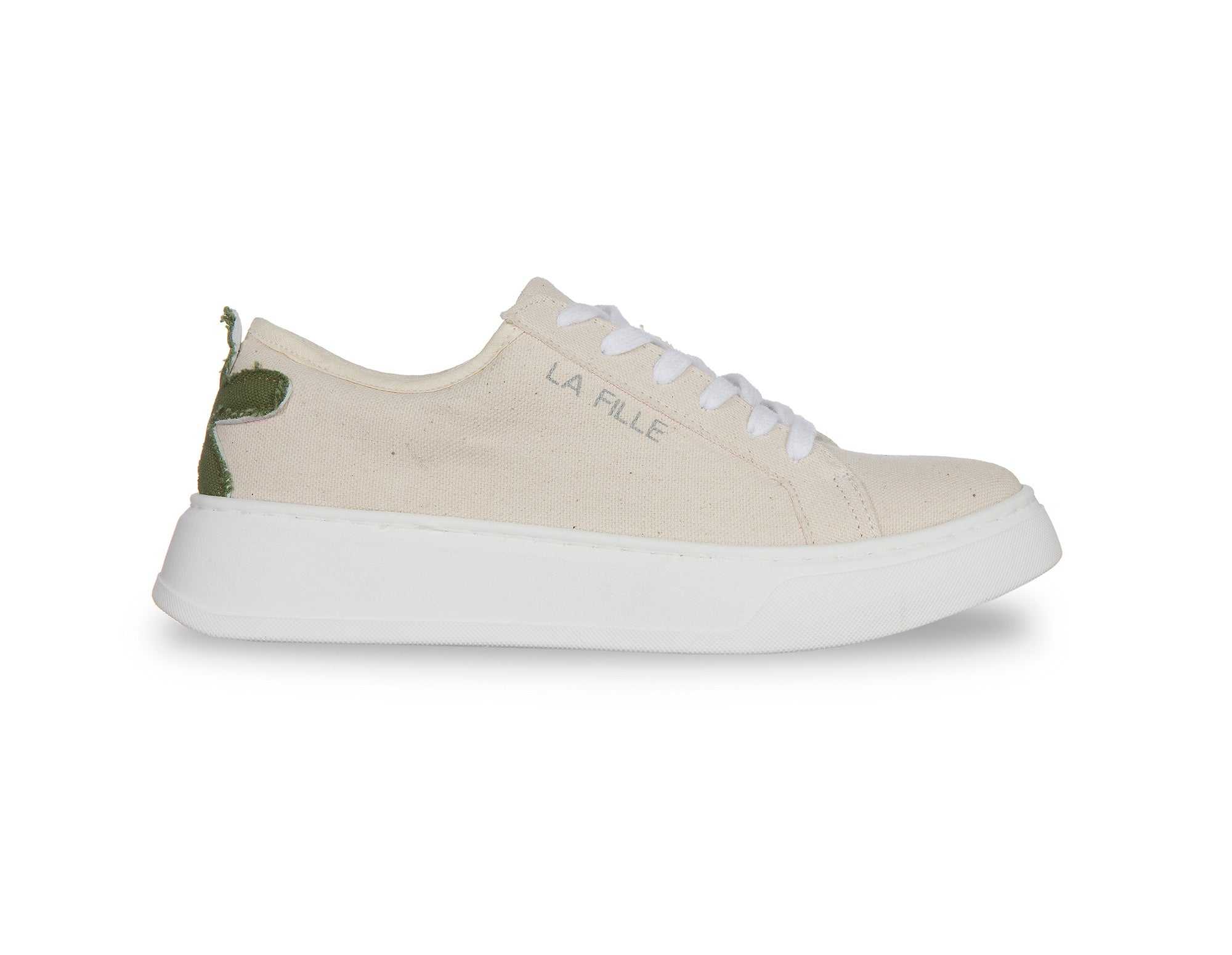 L.Pucci Sneakers P91222C Ecru-Green sconto