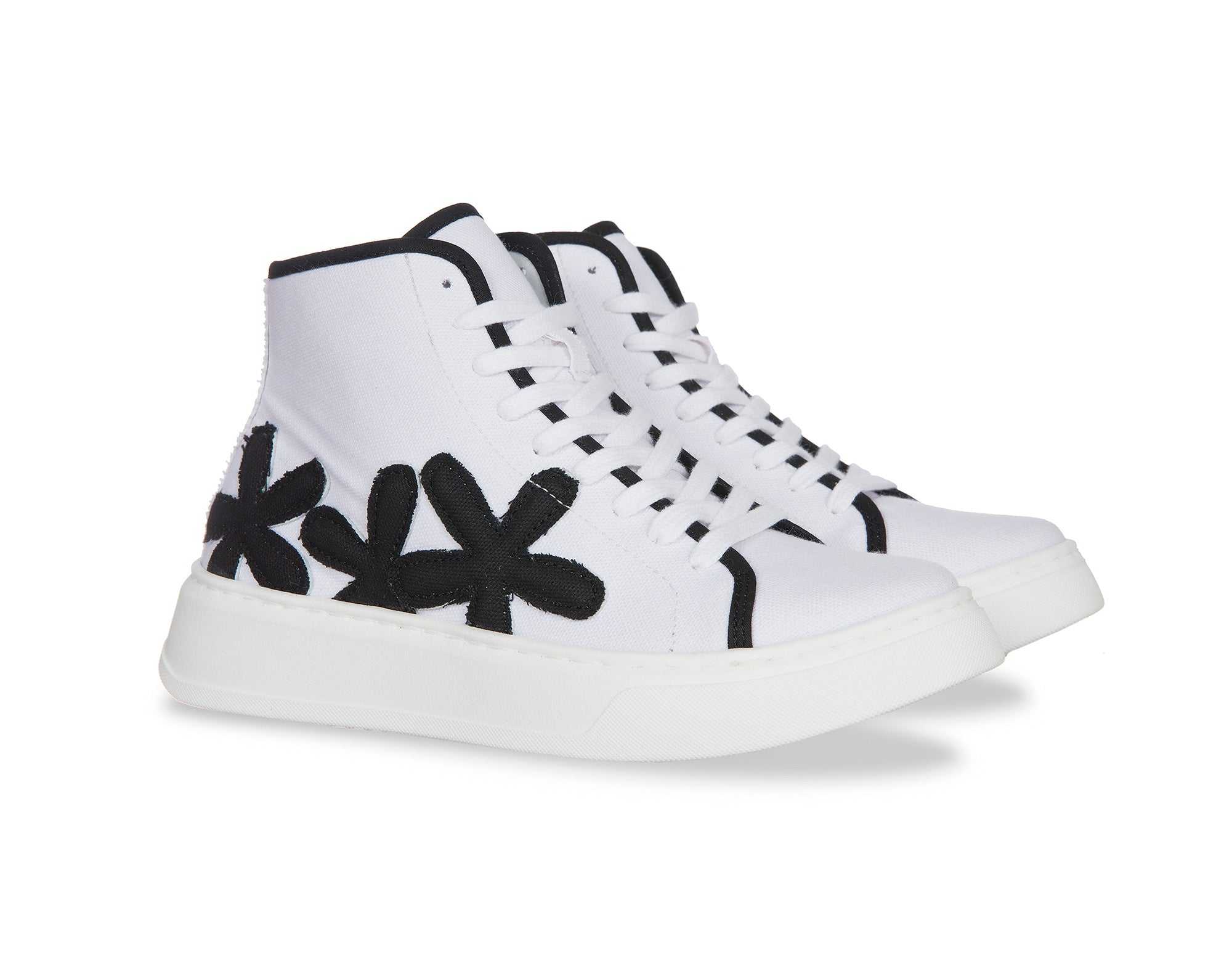 L.Pucci Basketball P91223C White-Black sconto