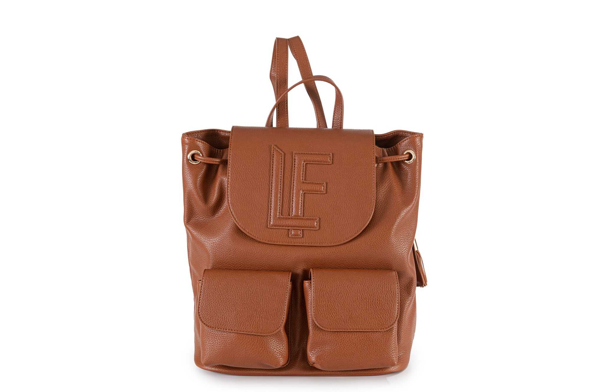 L.Pucci Sandra Orient Express Line Brown Backpack sconto