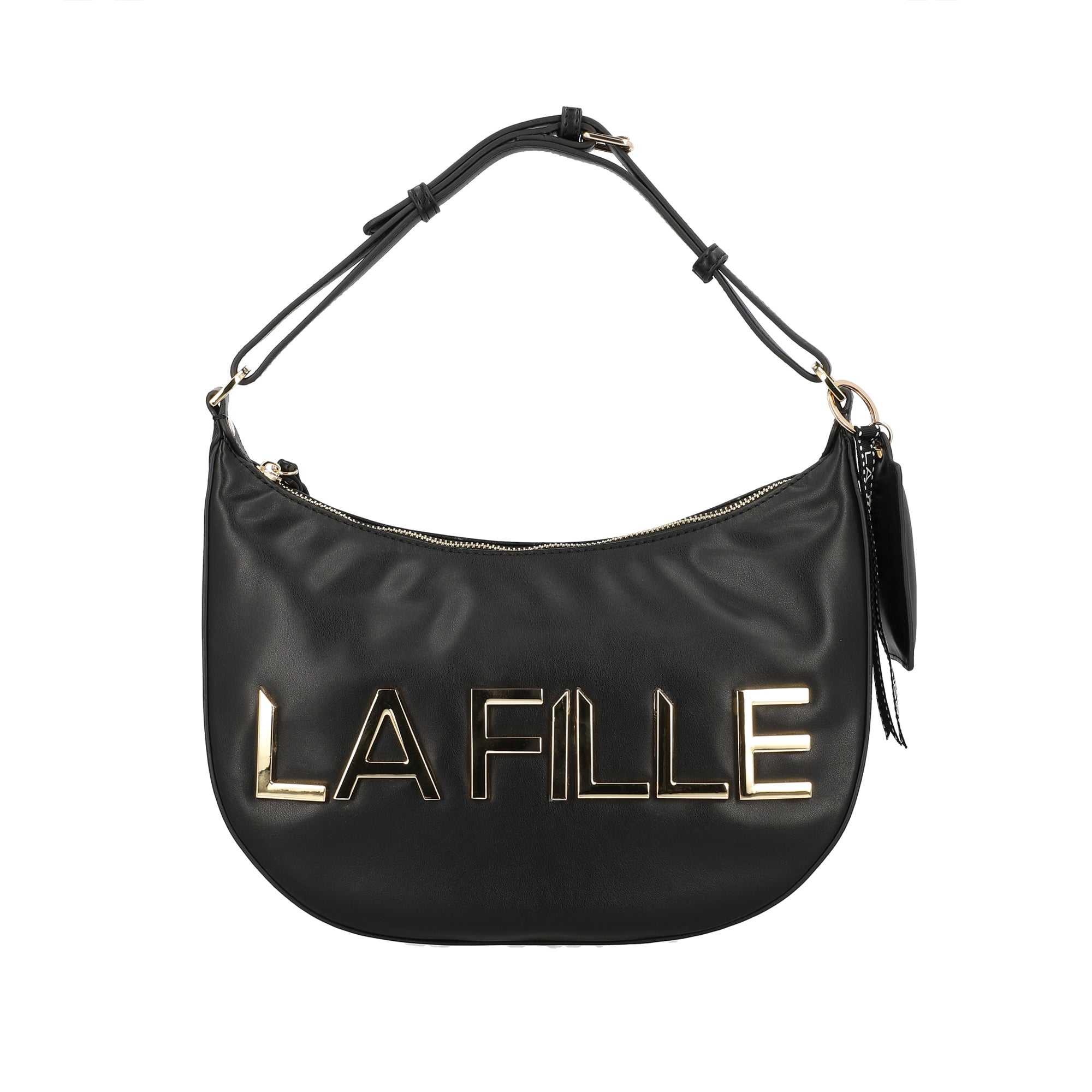 L.Pucci Rachel Metal Logo Line Black sconto