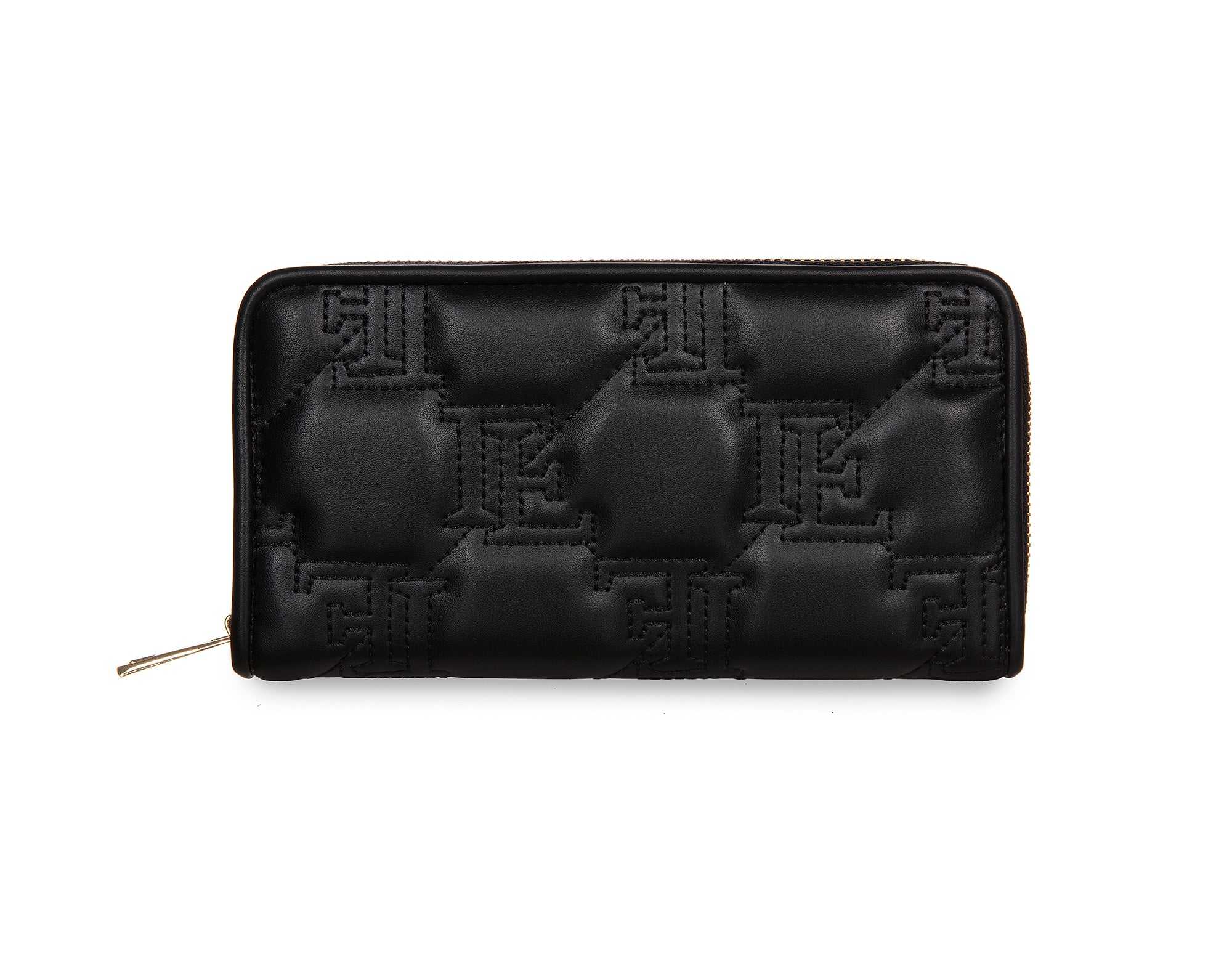 L.Pucci Placida Logo Black Wallet sconto