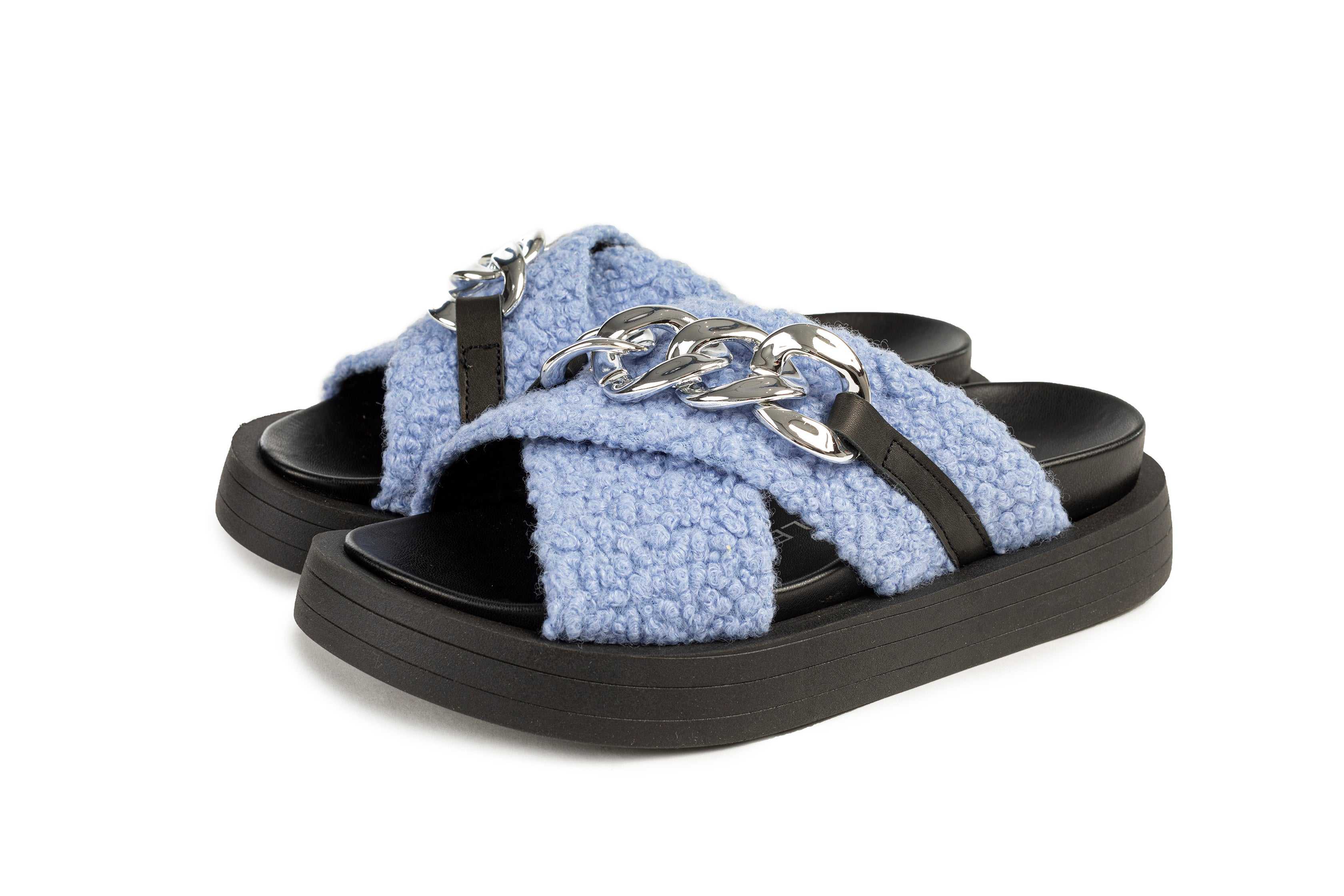 L.Pucci Slipper SA84028MS Light blue sconto