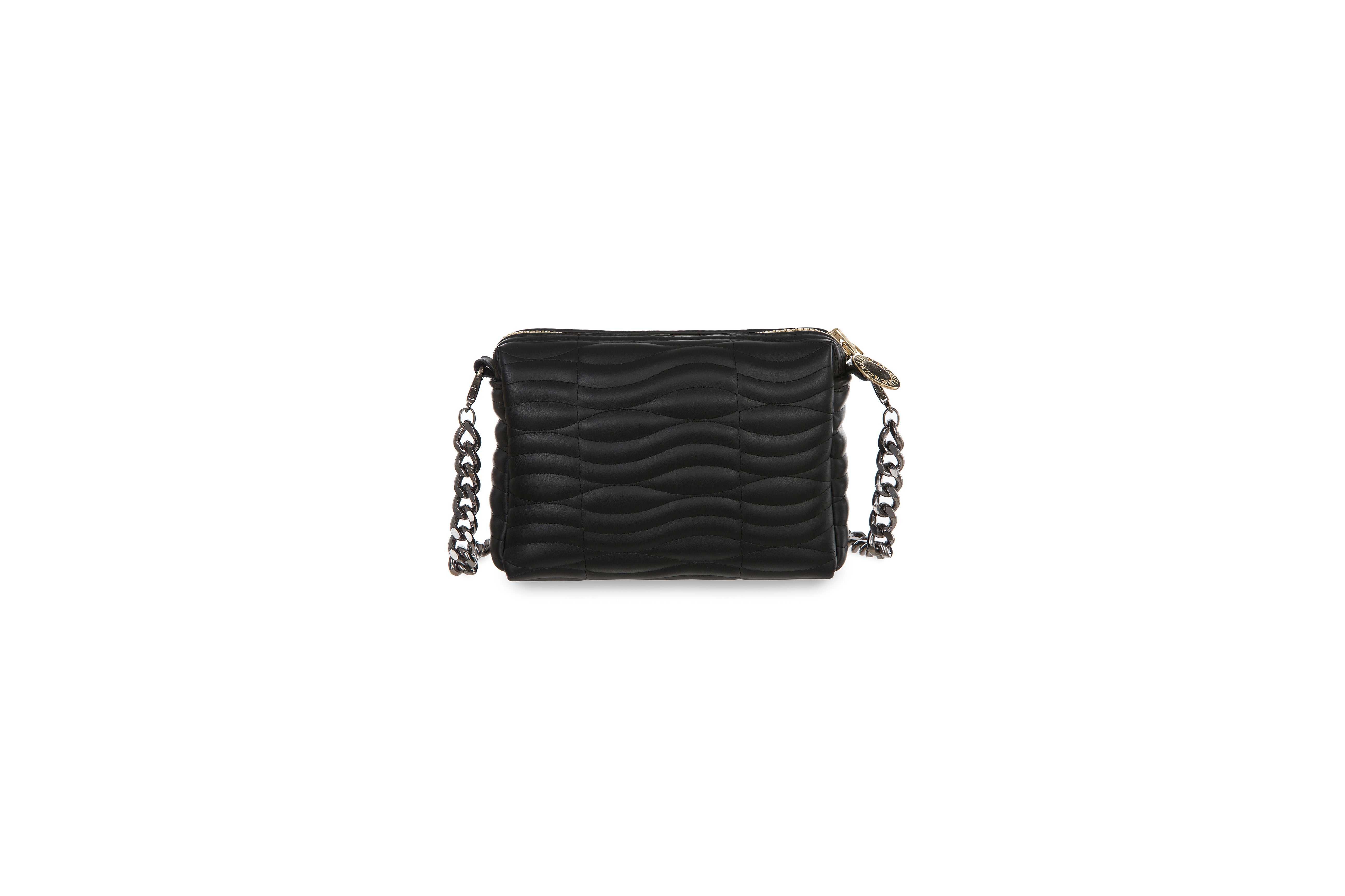 L.Pucci Carmen Small Quilted bicolor Black sconto