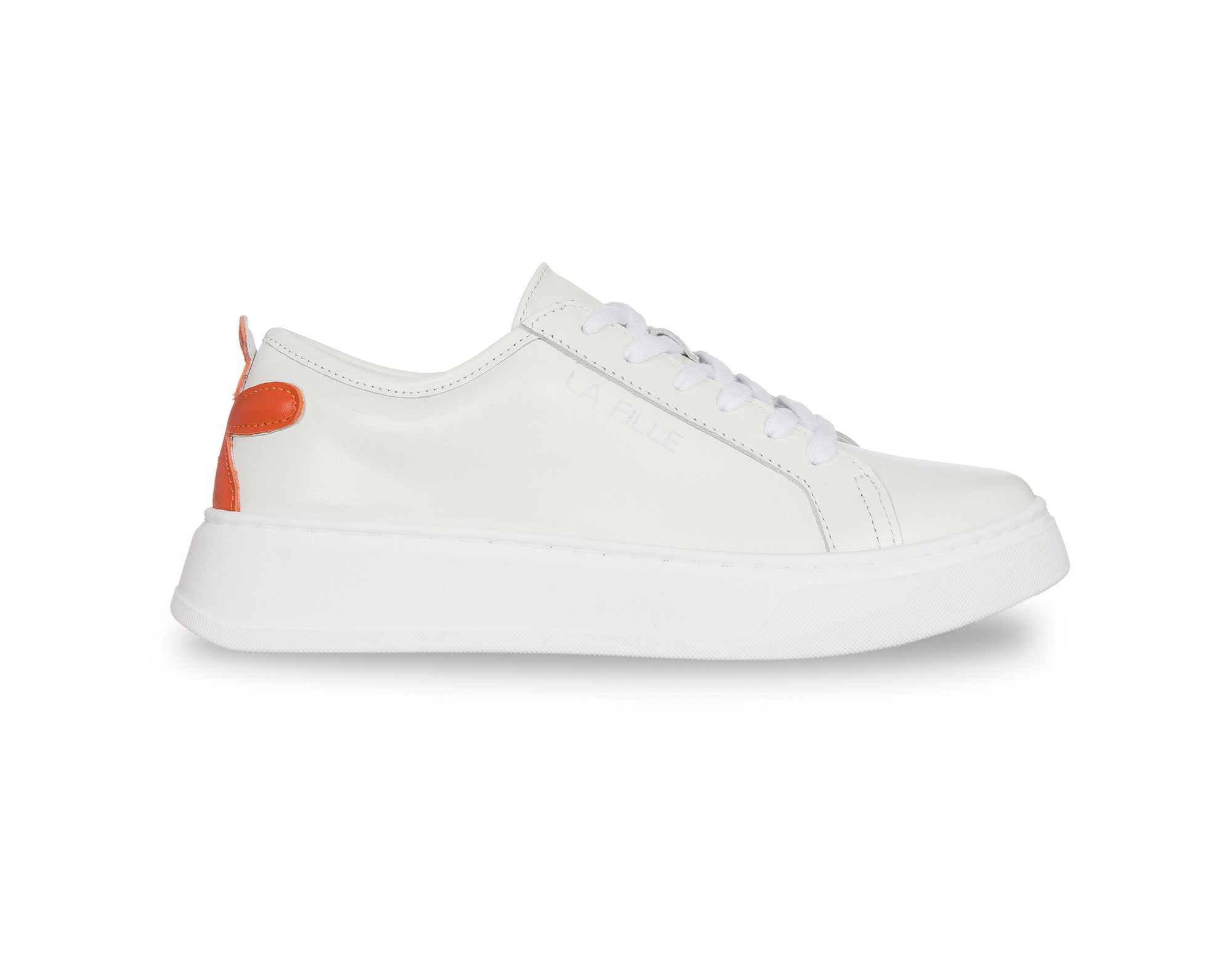 L.Pucci Sneakers P91212P Ecru-Orange sconto