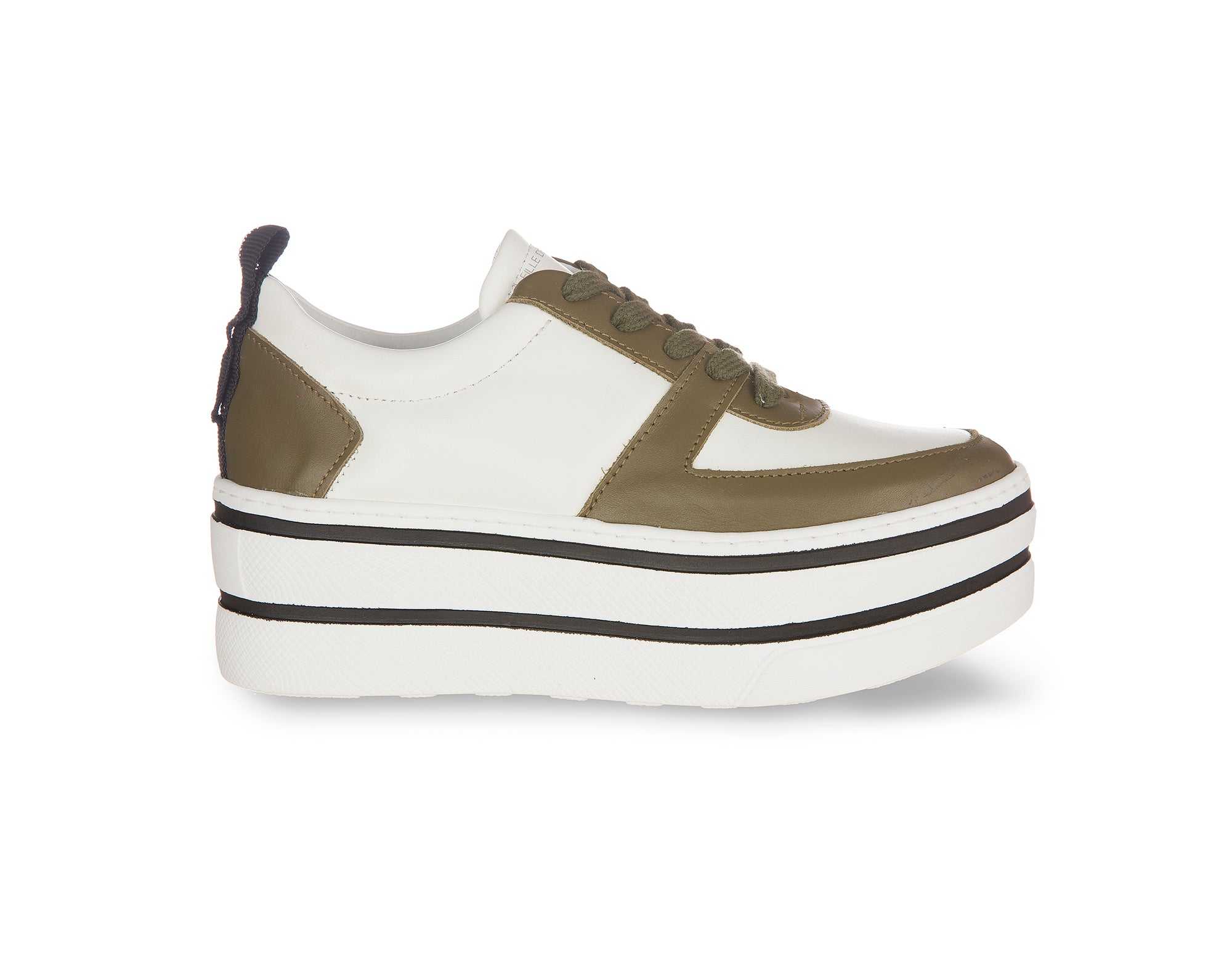 L.Pucci Oklahoma Leather White-Green Aviation sconto