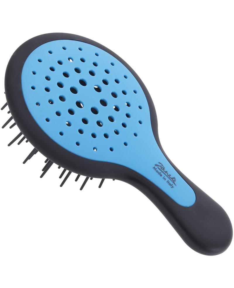 Janeke Mini Superbrush Turchese Fluo e manico Nero - 71SP220NER BFL sconto