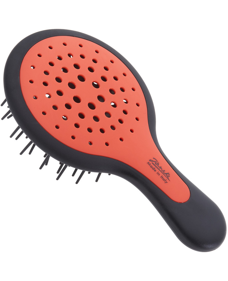 Janeke Mini Superbrush Rosa Fluo e manico Nero - 71SP220NER PFL sconto