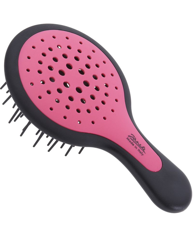 Janeke Mini Superbrush Rosa e manico Nero - 71SP220NER RSA sconto