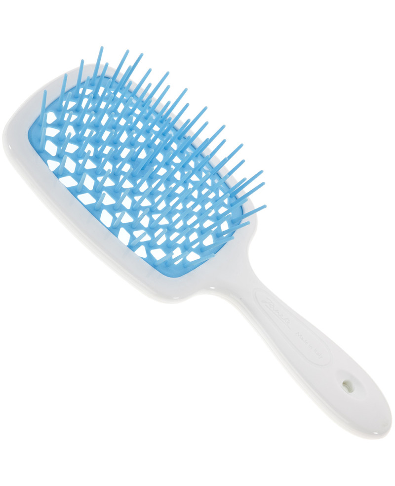 Janeke Spazzola Superbrush colore Bianco e Turchese – SP226BIA TSE sconto