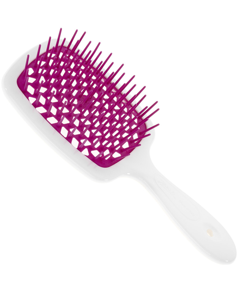 Janeke Spazzola Superbrush colore Bianco e Fuxia – SP226BIA FUX sconto