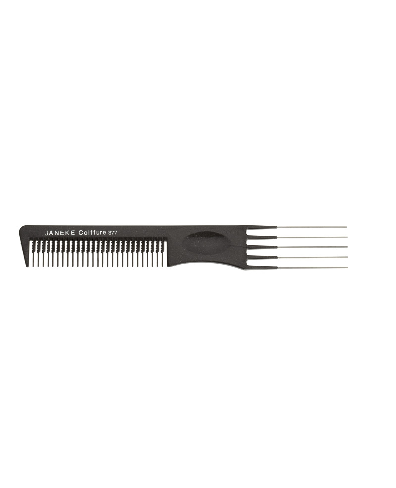 Janeke Comb with metal pick 19,5 cm - cod. 57877 sconto