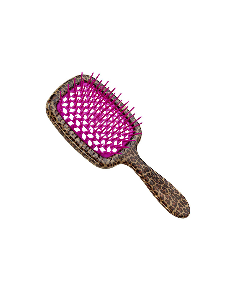 Janeke Spazzola Superbrush maculata con cuscino fuchsia - Cod. SP230 MAC FUX sconto