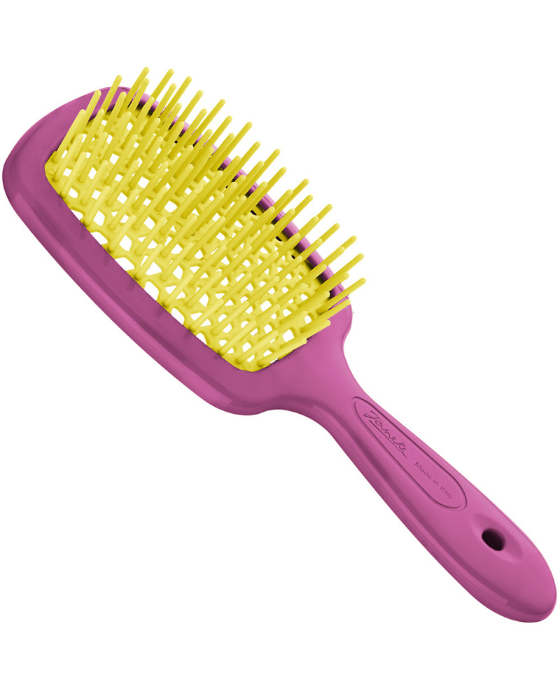 Janeke Spazzola Superbrush Small Fuxia e Giallo – Cod. 86SP234 FY sconto