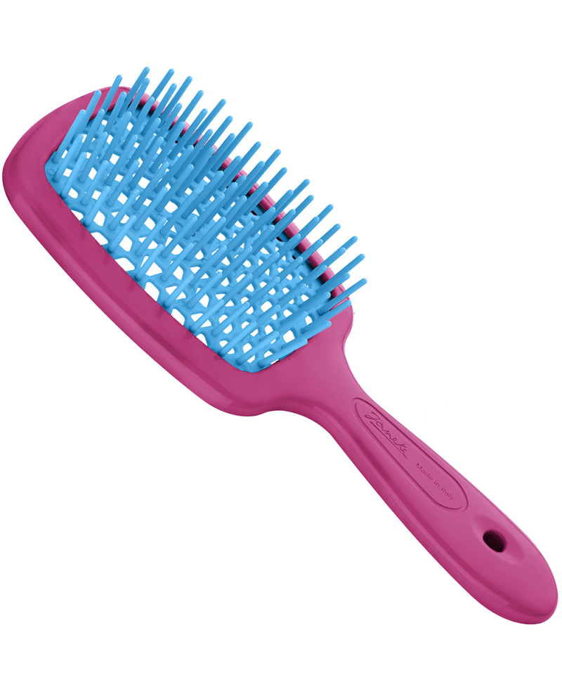 Janeke Spazzola Superbrush Small Fuxia e Turchese – Cod. 86SP234 FUX sconto