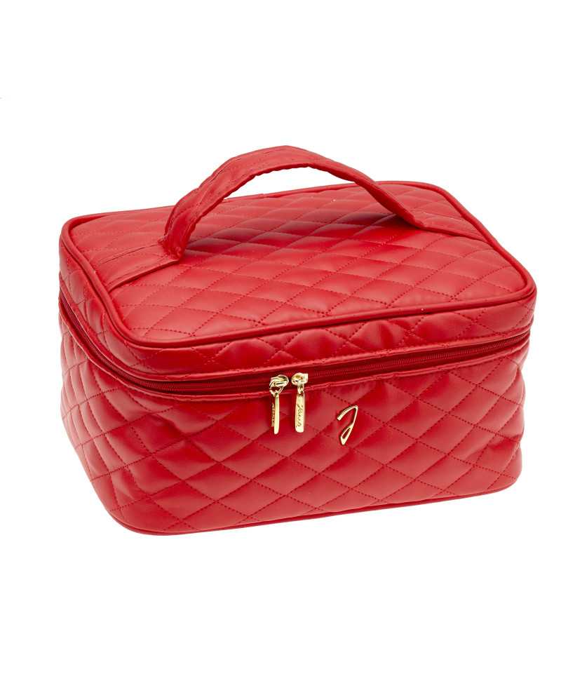 Janeke Beauty viaggio medio trapuntato rosso, 24x13x 18cm - Cod. A6152VT ROS sconto