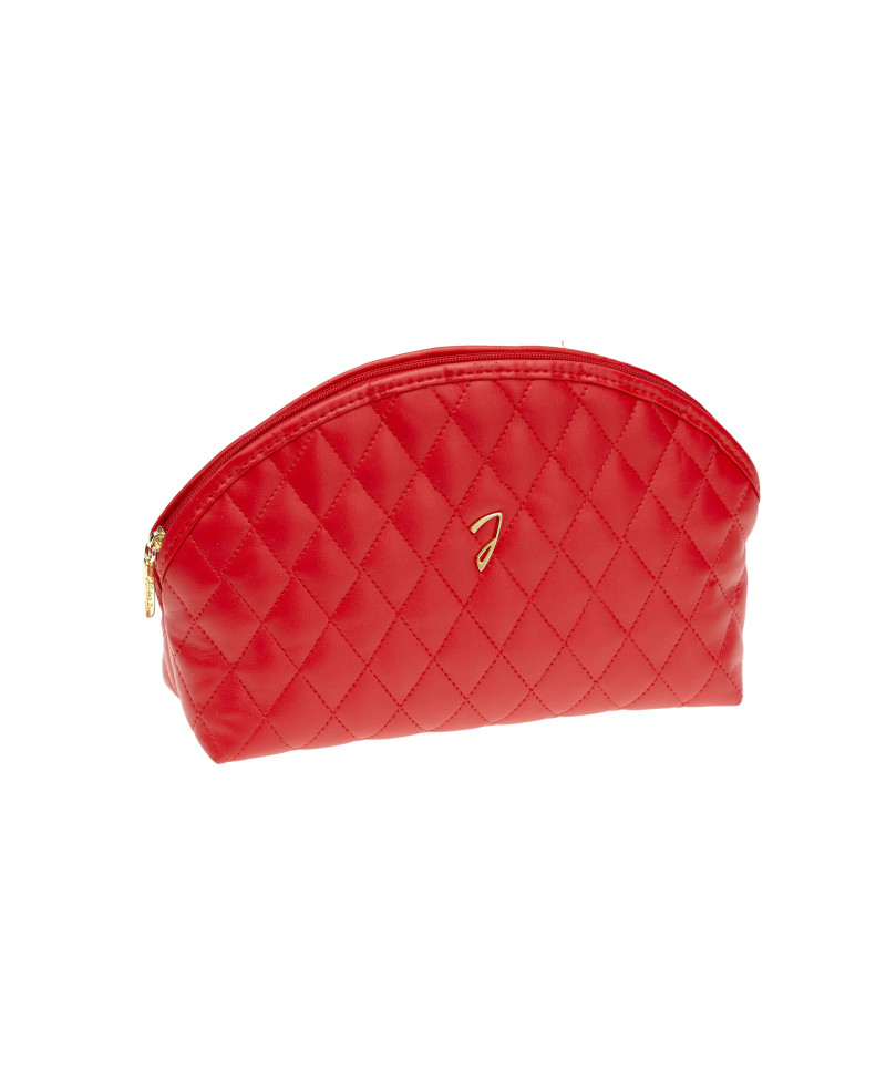 Janeke Red quilted pouch, empty 20,5x13x6 cm - Cod. A6111VT ROS sconto