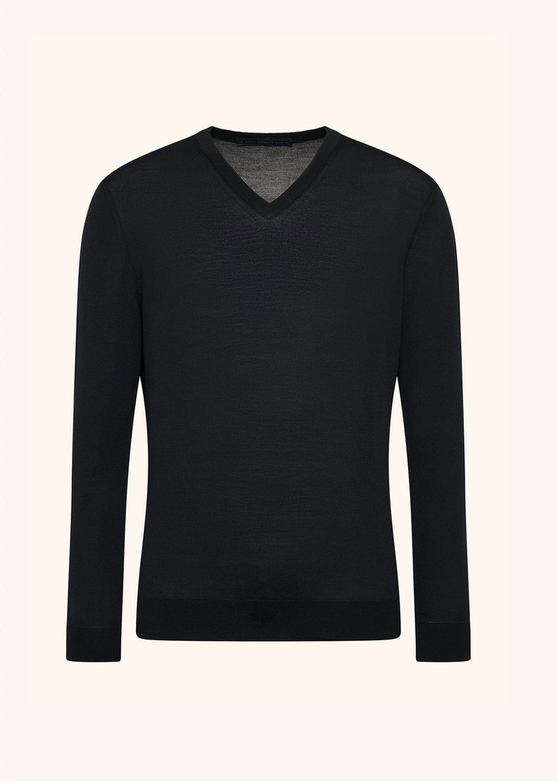 Kiton MAGLIA SCOLLO V LANA UK865K5 sconto